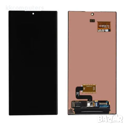 LCD Дисплей за Samsung SM-S908F S22 Ultra / GH82-27488A / 27489A / Тъч скрийн / Без рамка / Черен / 