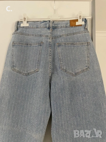 Дамска дънки с камъни, снимка 4 - Дънки - 53302417