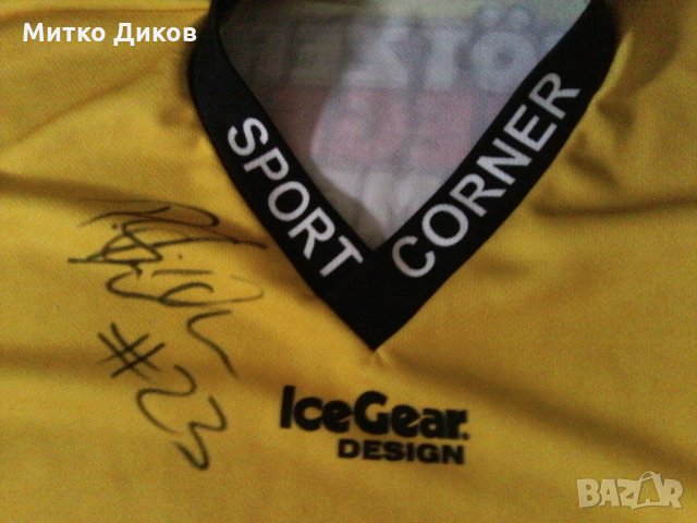 Хокейна тениска отбор от Германия Бавария Спорткорнер №4 с подписи размер ХЛ, снимка 2 - Зимни спортове - 28482070