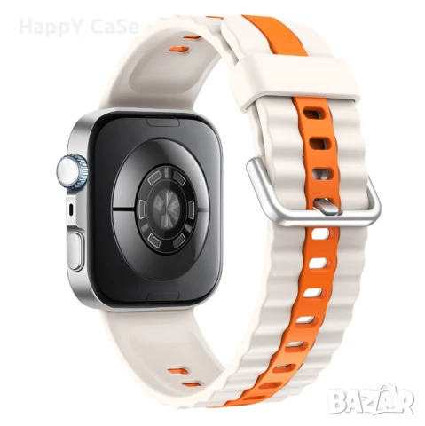 Huawei Watch Fit 3 4 4 Pro / STRIPE Двуцветна силиконова каишка за смарт часовник, снимка 6 - Каишки за часовници - 50985703