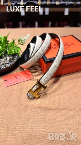 Hermes ⚜️ Естествена Кожа , снимка 16 - Колани - 53396578