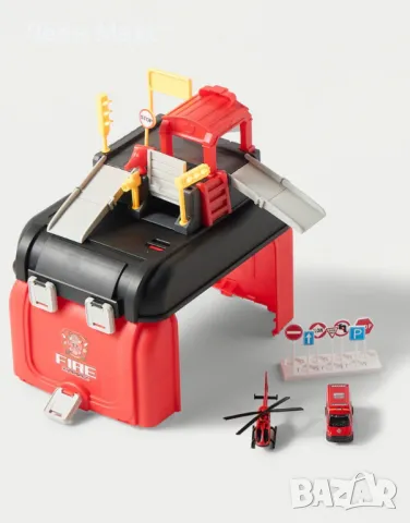 Паркинг раница с метална кола и килим 40ч , снимка 5 - Коли, камиони, мотори, писти - 48418501