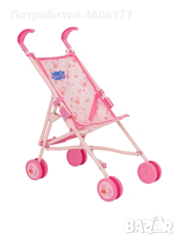 Peppa pig детска количка за кукли , снимка 3 - Кукли - 53522627