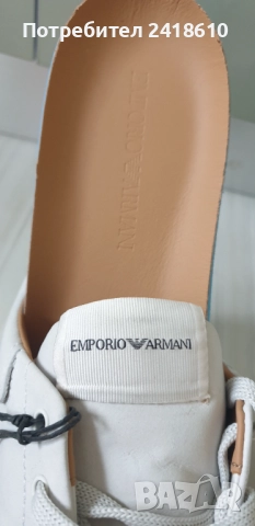 Emporio Armani Made In Italy Mens Size 43/2.5 - 28.2см НОВО! ОРИГИНАЛ! Мъжки спортно - елегантни обу, снимка 5 - Спортно елегантни обувки - 52353849