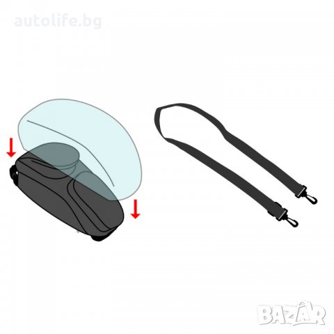Магнитна чанта за резервоар на мотор Lampa.it, снимка 3 - Аксесоари и консумативи - 35564985