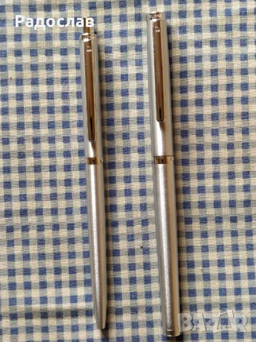 стар комплект писалка и химикалка BALLOGRAF, снимка 3 - Ученически пособия, канцеларски материали - 50328552