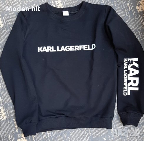 Karl Lagerfeld дамска блуза реплика /памук/, снимка 1 - Блузи с дълъг ръкав и пуловери - 32365236