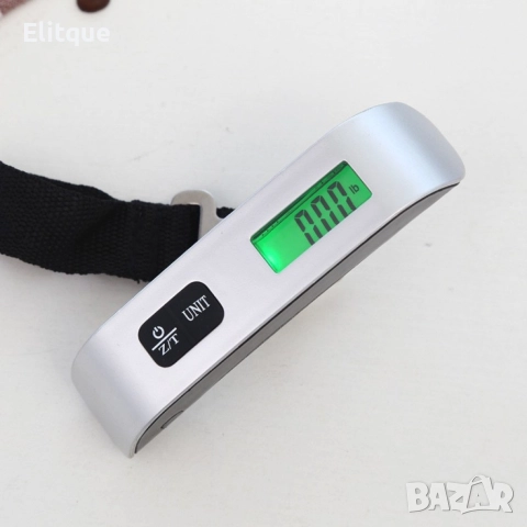 Портативна електронна везна до 50 кг. с LCD дисплей с подсветка