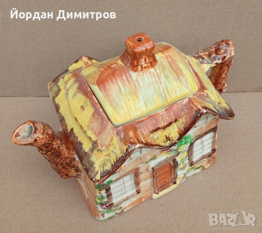 порцеланов чайник , снимка 3 - Антикварни и старинни предмети - 53486398