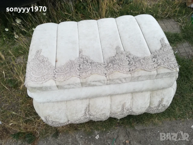 БЯЛА ТАБУРЕТКА 1706251207, снимка 6 - Антикварни и старинни предмети - 50696247