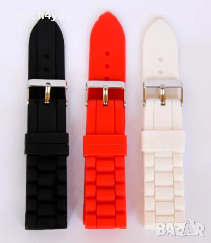 НОВА ГАЙКА,ХАЛКА,ДЪРЖАЧ ЗА КАИШКА ЗА ЧАСОВНИК.СИЛИКОНОВИ ГУМЕНИ ГАЙКИ, ХАЛКИ ЗА КАИШКА SMART WATCH, снимка 15 - Други - 32027203