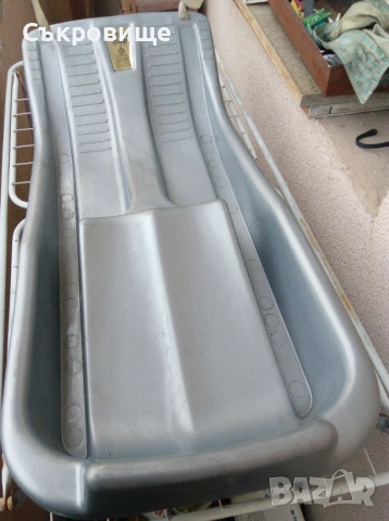 Оригинална ретро пластмасова детска шейна ГДР Mini Bob vintage винтидж, снимка 8 - Зимни спортове - 53555952