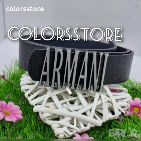 Мъжки черен колан Armani код VL246