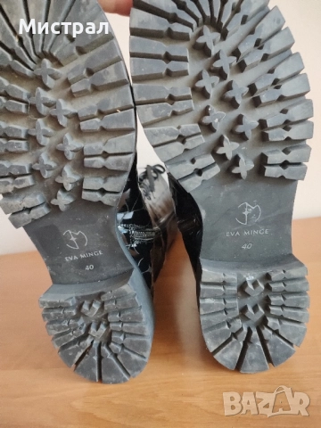 Перфектни ботуши Eva Minge, номер 40, снимка 4 - Дамски ботуши - 51799210