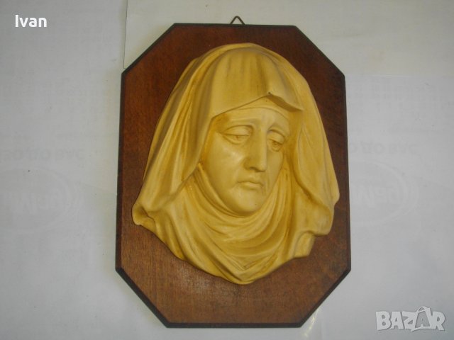 Икона-Декорация за окачване-Алабастър/Порцелан/Дърво-Нова, снимка 4 - Икони - 39729867