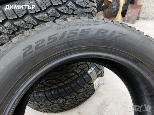 4 бр.зимни гуми Pirelli 225 55 17 dot4219 Цената е за брой!, снимка 7 - Гуми и джанти - 44042375