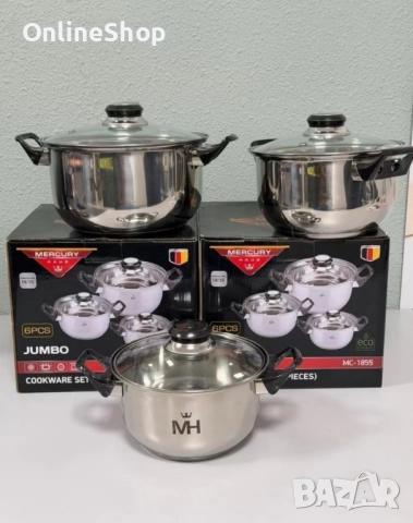 Комплект тенджери от 6 части , снимка 6 - Съдове за готвене - 52183766