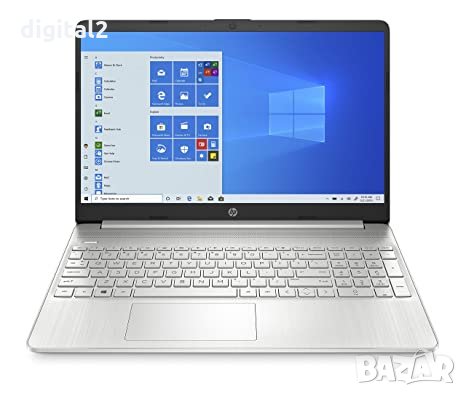 Лаптоп HP Notebook 15, FHD , Intel Core i3-10gen,8GB,256 SSD Сребрист