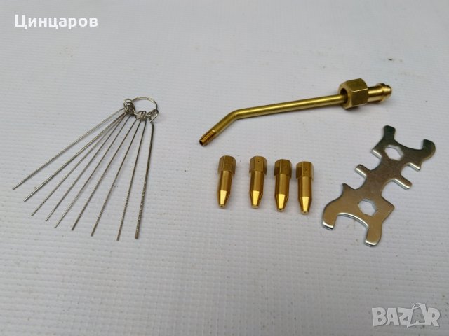 Човка,рамо с дюзи 4бр.и ключ съвместими с Rothenberger,CFH,Castolin,OxyTurbo,Perkeo , снимка 3 - Други машини и части - 26674146