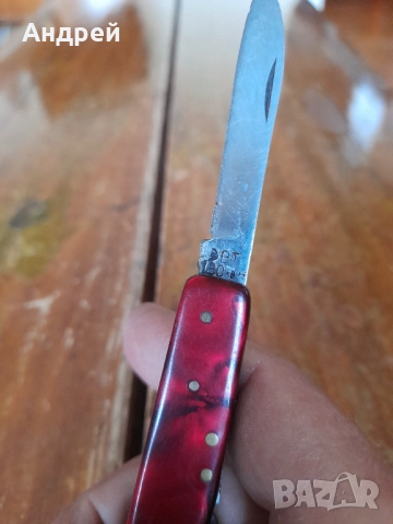Стар джобен нож,ножче,ножка #144, снимка 5 - Други ценни предмети - 51881704