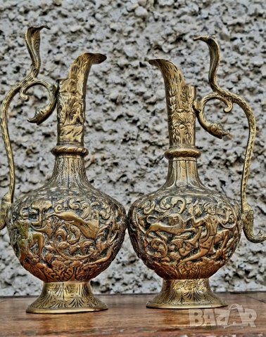 Антикварни Кани Ръчно Изработени Индия (1940-1950г), снимка 2 - Други - 39920988