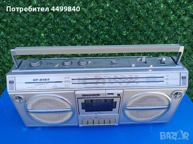 ПРОДАВАМ КАСЕТОФОН ПЕРФЕКТНО ЗАПАЗЕН МНОГО РЯДЪК МОДЕЛ ЧИСТ ЯПОНЕЦ ( SHARP GF-6464H JAPAN) , снимка 2 - Радиокасетофони, транзистори - 52875234