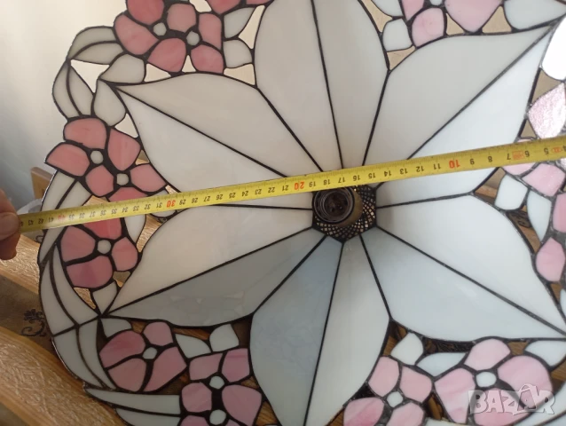 Полилей,лампа за таван тип тифани, снимка 4 - Полилеи - 51230584