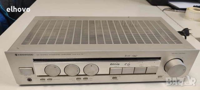 Стерео усилвател Kenwood KA-70, снимка 3 - Ресийвъри, усилватели, смесителни пултове - 52452489