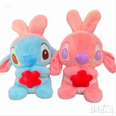Плюшени играчки Лило и Стич 35см, плюшен Стич 