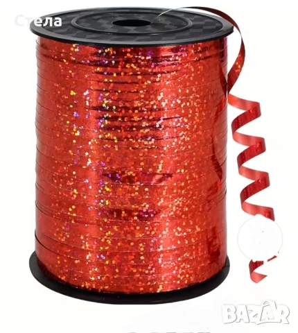 Панделка за подаръци,декорация, лента за балони, рафия, цветарски шнур, снимка 14 - Други стоки за дома - 52532673