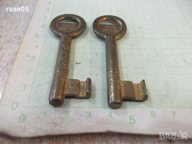 Лот от 2 бр. ключа № 1 за брава, снимка 4 - Други ценни предмети - 43791887