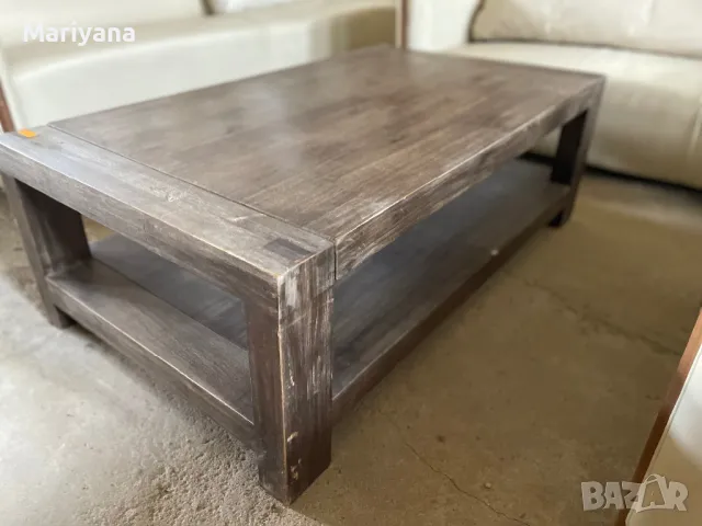 Холна маса естествено дърво 