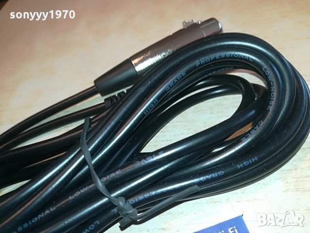profesional low-noise cable-кабел за микрофон, снимка 12 - Микрофони - 28366961