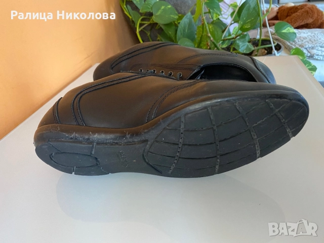 Мъжки кожени обувки Geox 40 номер, снимка 9 - Маратонки - 51483009