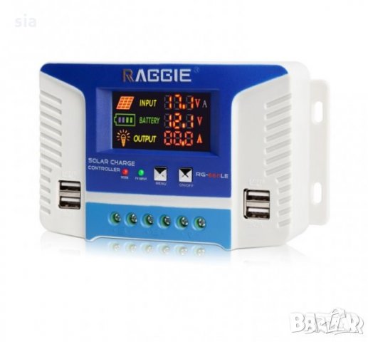 Контролер , PWM, 12V, 24V, 20A, Kонтролер за зарядно устройство за слънчеви панели