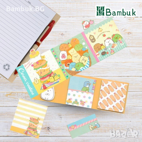 Лепящи бележки “Corner creatures”, снимка 6 - Други - 52579045