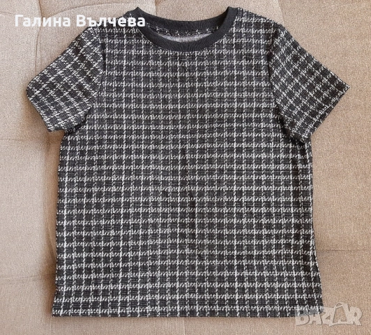 Дамска блуза с къс ръкав, М