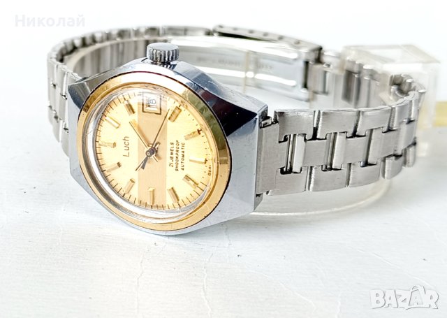Лъч luch 21 j automatic - дамски механичен часовник , снимка 2 - Дамски - 43881891