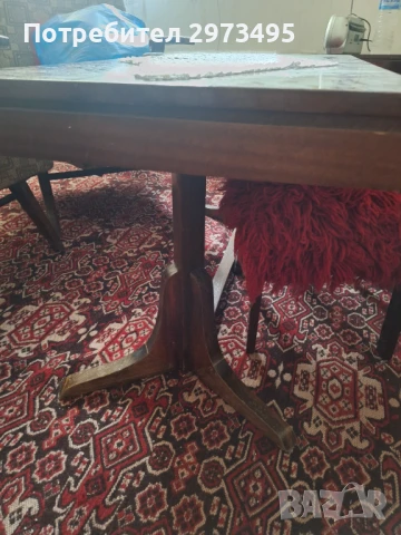 Продавам холна дървена маса, снимка 2 - Маси - 50975076