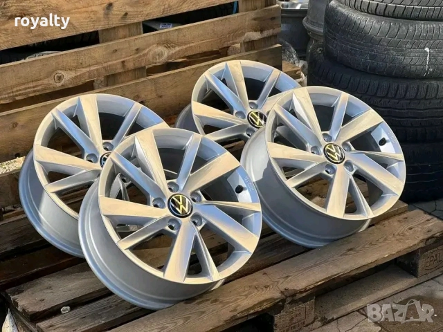 5х112 16 Цола Оригинални Джанти VW Passat Golf Tuaran Фолксваген Пасат 5x112 ЕТ 46 J 6.5