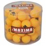 Топче за пинг понг (тенис на маса) MAX 40+ оранжеви / бели 50 броя в буркан. Безшевни топчета. Равно