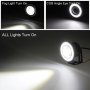 LED халогени тип ангелски очи , 89мм , LED Super Lamp Fog Angel Eyes, снимка 4