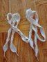 Подарявам!Бели връзки по широки за кецки или маратонки, снимка 1