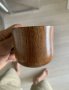 Дървена малка чаша с дръжка , снимка 10