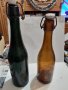 два броя стъклени бутилки, снимка 1 - Антикварни и старинни предмети - 43398723