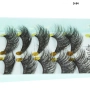 Комплект от 10 бр. 3D изкуствени мигли ръчна изработка HZS351, снимка 1