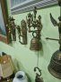 Чудесна много красива антикварна белгийска бронзова камбана , снимка 7