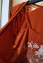Блузка керемиден цвят- оранжево кафяво, снимка 3