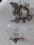 Руски сребърни чаши с кана-сребро 84 и кристал, снимка 1