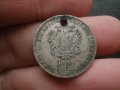 Сребърна монета 1/4 флорин 1839 , снимка 2